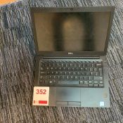 Dell Latitude 7290 i5 8th generation 12.5" laptop 8Gb RAM 128Gb HD c/w power lead