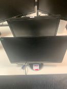 Benq 21" HDMI monitor and a Viewsonic 20" monitor