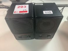 Pair of Fostex 6301B powered monitor speakers