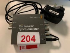 Blackmagic Design mini converter sync generator