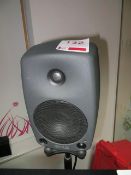 Two Genelec 8030A studio monitors c/w stands