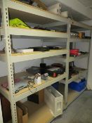 Two bays of slot together Rapid Racking 5 tier shelving 1223mm (W) 2000mm (H) 770mm (D)