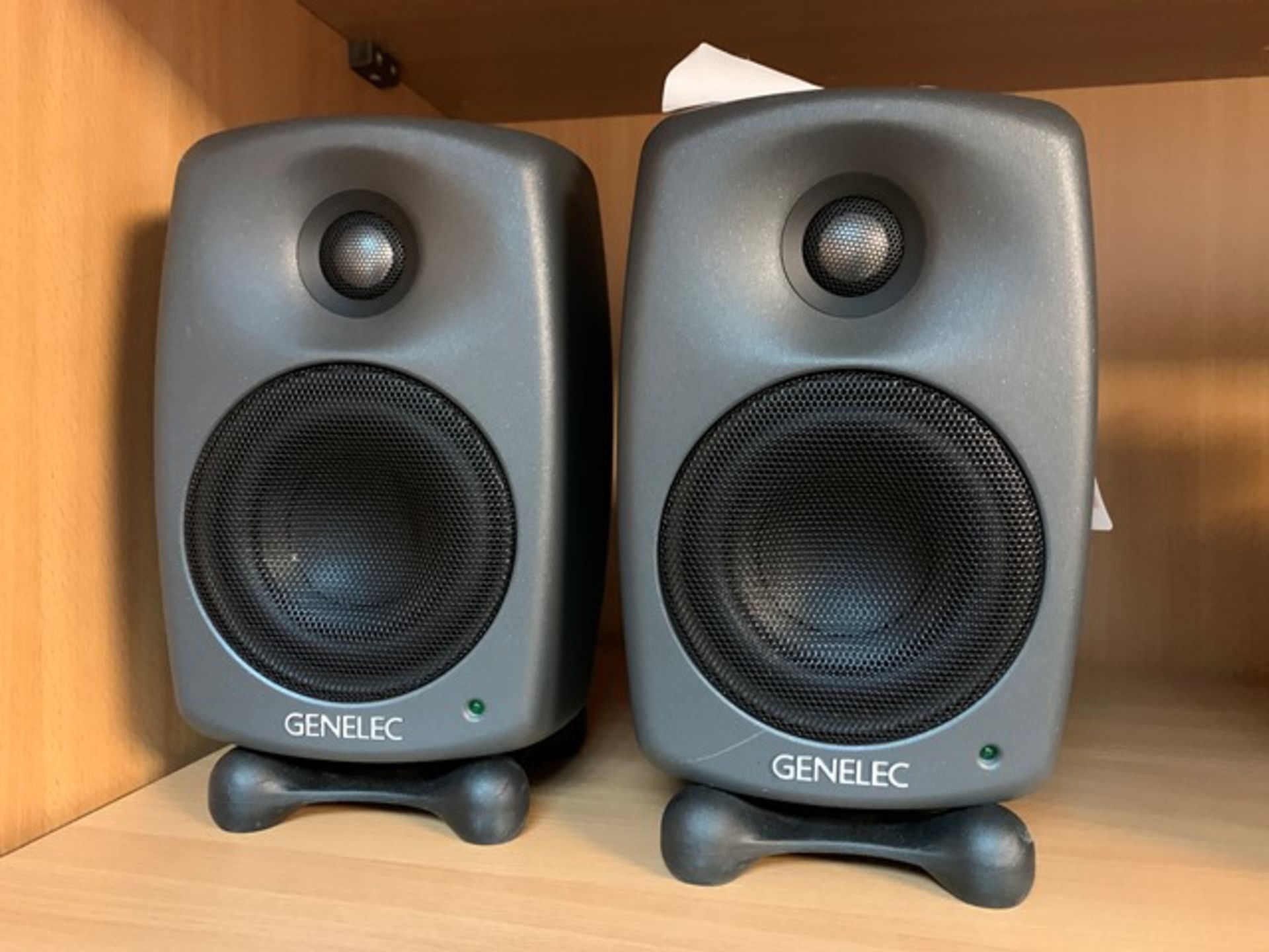 Pair of Genelec 8020D Bi Amplified monitor speakers