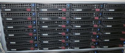 Supermicro storage array model CSE-847 s/n c84700005a10567 with 34 x 2Tb hard drives & 1 x 3Tb hard