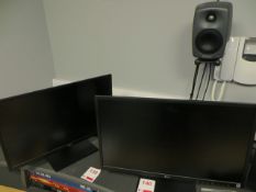 Two LG 24" LED colour monitors