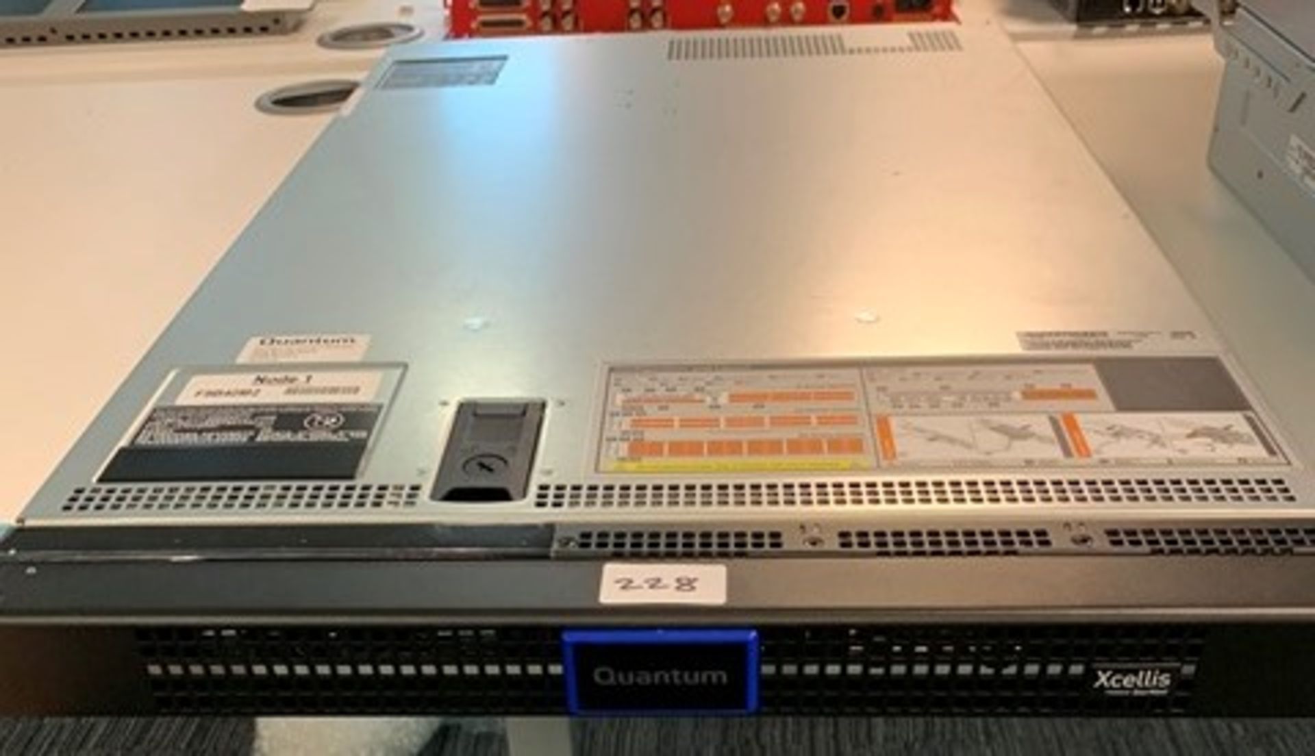 Quantum Xcellis storage server Node 1 Model 3-07270-11 s/n av1746ckh00490 c/w E26S Xeon processor &