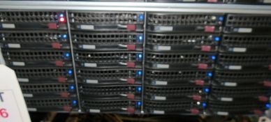 Supermicro storage array model CSE-847 s/n c84700a44m20004 with 32 x 3Tb hard drives, 2 x 4Tb hard