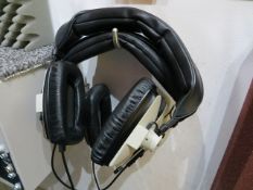 Two Beyer Dynamics DT100 headsets