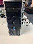 HP Compaq Elite 8100 CMT i5 Tower personal computer c/w 4Gb RAM 320Gb hard drive and Viewsonic...