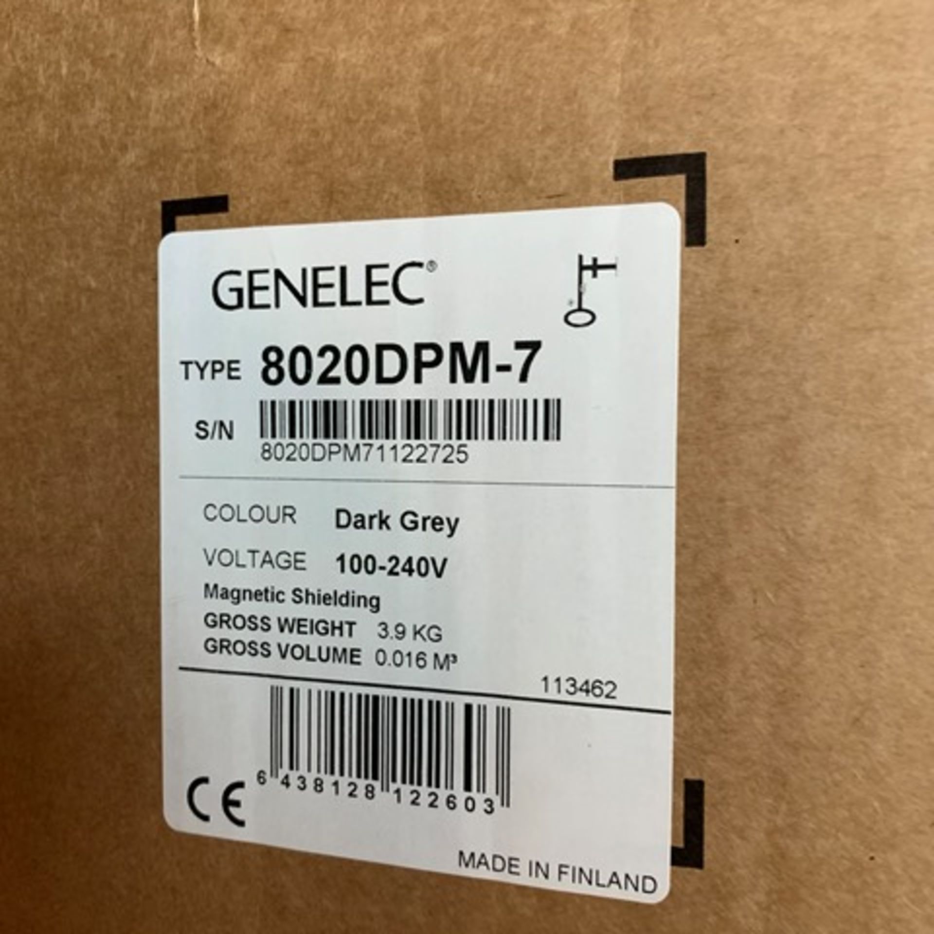 Pair of Genelec 8020D Bi Amplified monitor speakers (Boxed) - Image 2 of 2