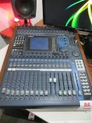 Yamaha DM1000 mixing desk complete with separate peak meter bridge