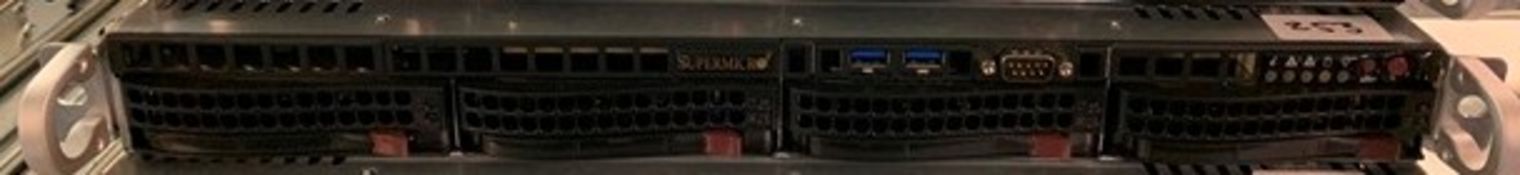 Supermicro model 813M-3 pro xeon rack server 16Gb RAM 224Gb HD