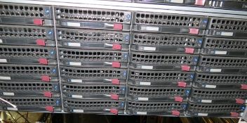 Supermicro storage array model V2S-SM-X5650 s/n 306814-0813-W with 34 x 3Tb hard drives & 2 x