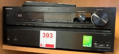 Onkyo TX-NR709 AV receiver c/w remote