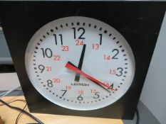 Leitch analogue studio clock