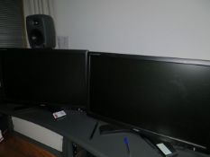 Two iiyama Prolite B2712 HDS colour LCD monitors