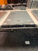 Hewlett Packard model ProLiant DL360p Generation 9 rack server s/n CZJ55205YP c/w 2 x 300Gb hard