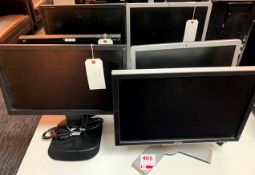 Six various flat screen monitors as lotted