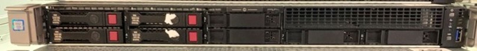 Hewlett Packard model HSTN HSTNS-2416 Pro Xeon rack server 32Gb RAM 280Gb HD