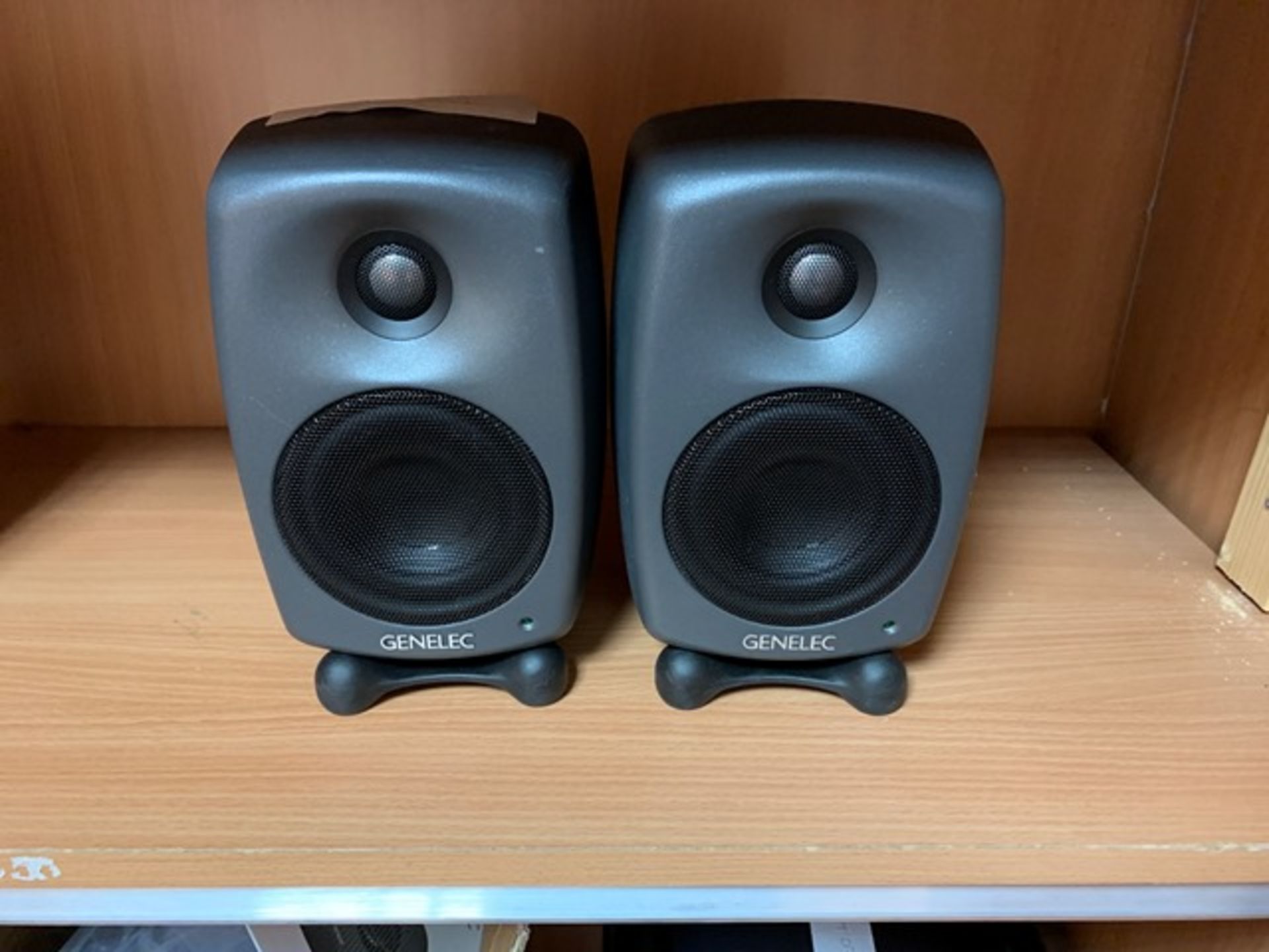 Pair of Genelec 8020D Bi Amplified monitor speakers