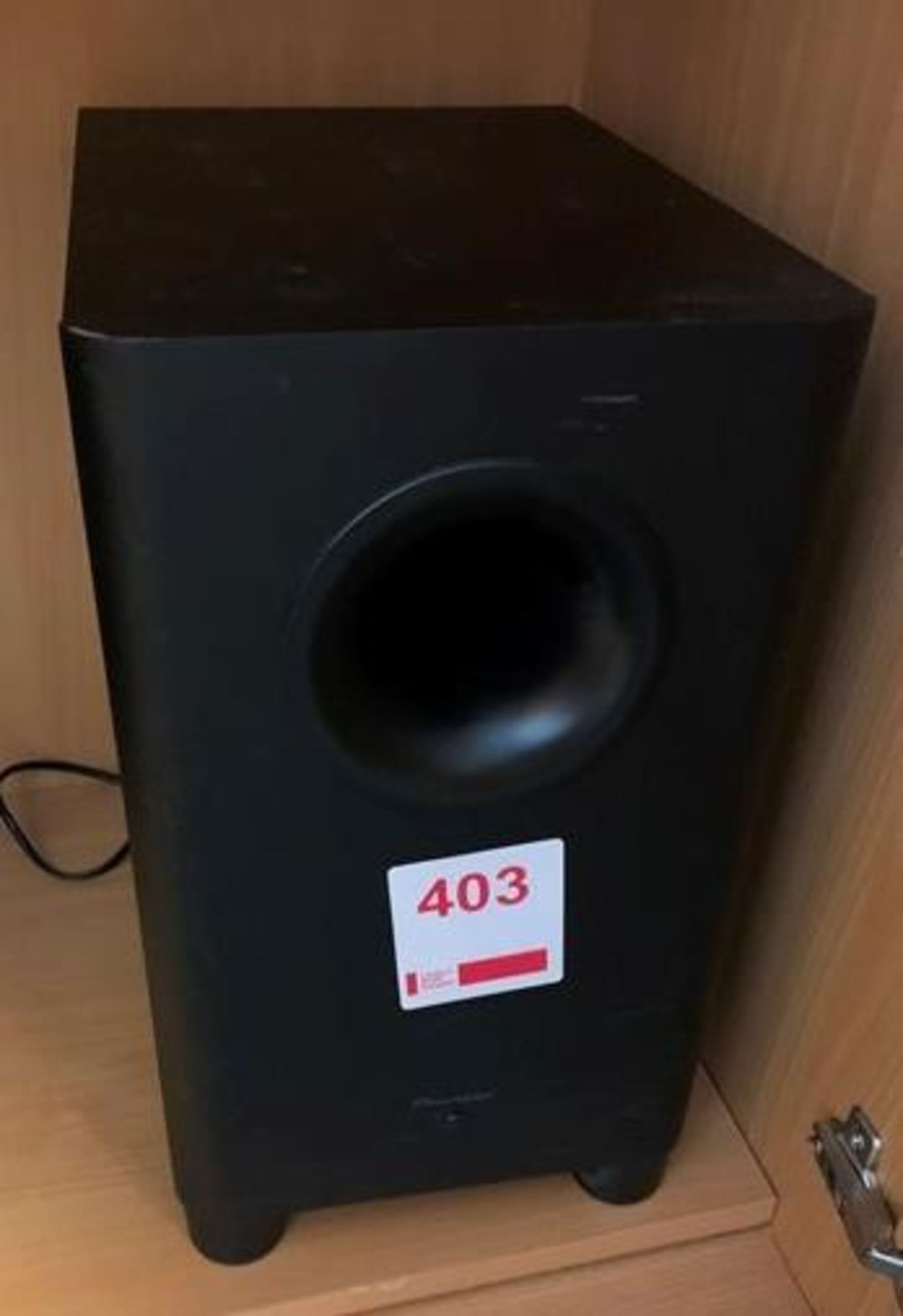 Pioneer S/21W powered subwoofer