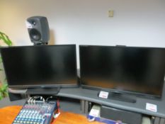 Two iiyama Prolite XB2783HSU-B3 High-end 27" AMVA+ monitors with LED backlit LCD screen