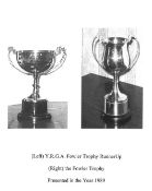 YRGA Fowler Runner Up Trophy and The Fowler Trophy (1989). (Please note: image shown is for