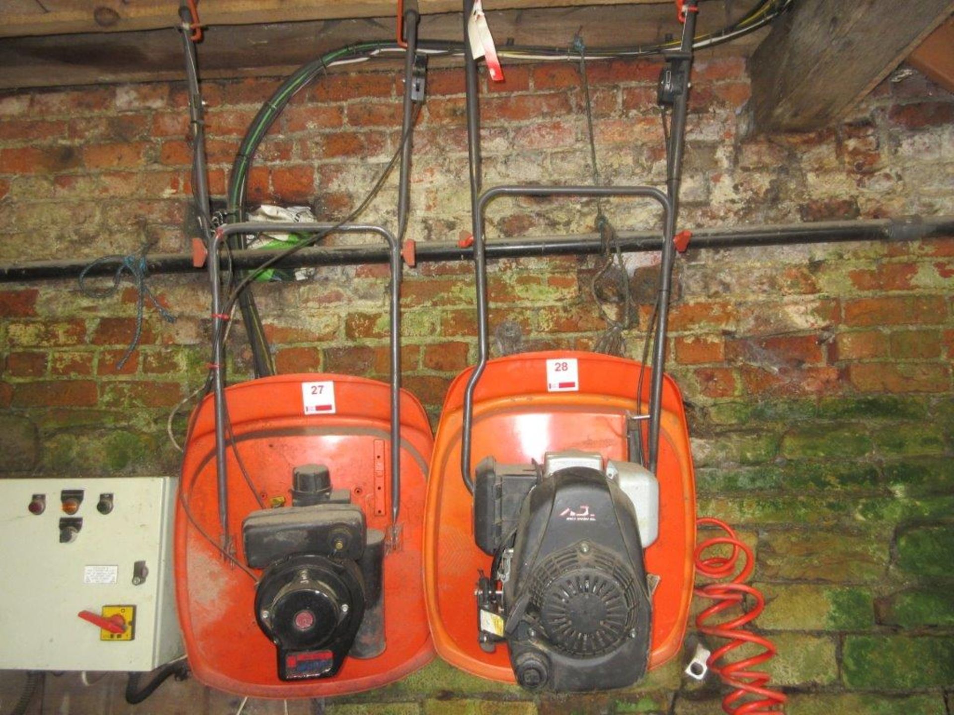 Fly mower (on right of image)