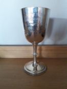 Hallmarked silver South Leeds Golf Club Ladies Cup trophy, presented by Mrs S N Purchon, 1938 -