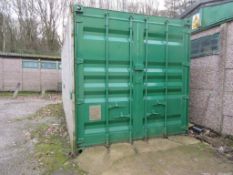 20 ft. SP-UAST-O2 steel container. Serial no. UACH314 313-1. Dated: 1997. A risk assessment and