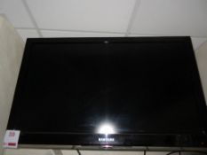 Samsung flat screen television with remote