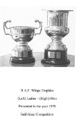 Ladies RAF Wing Trophy and Men's RAF Wing Trophy (1979) 'Individual Competition'. (Please note: