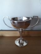 Hallmarked silver South Leeds Golf Club Championship trophy, 818g