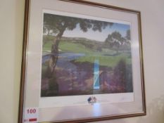 Ryder Cup 1997 Valderrama Limited Edition print of 850 from original painting "The Fourth Green"