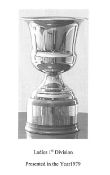 Ladies First Division Trophy (1979). (Please note: image shown is for illustration purposes only and