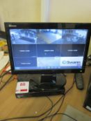 Swan CCTV system c/w monitor, controller and 4 cameras throughout