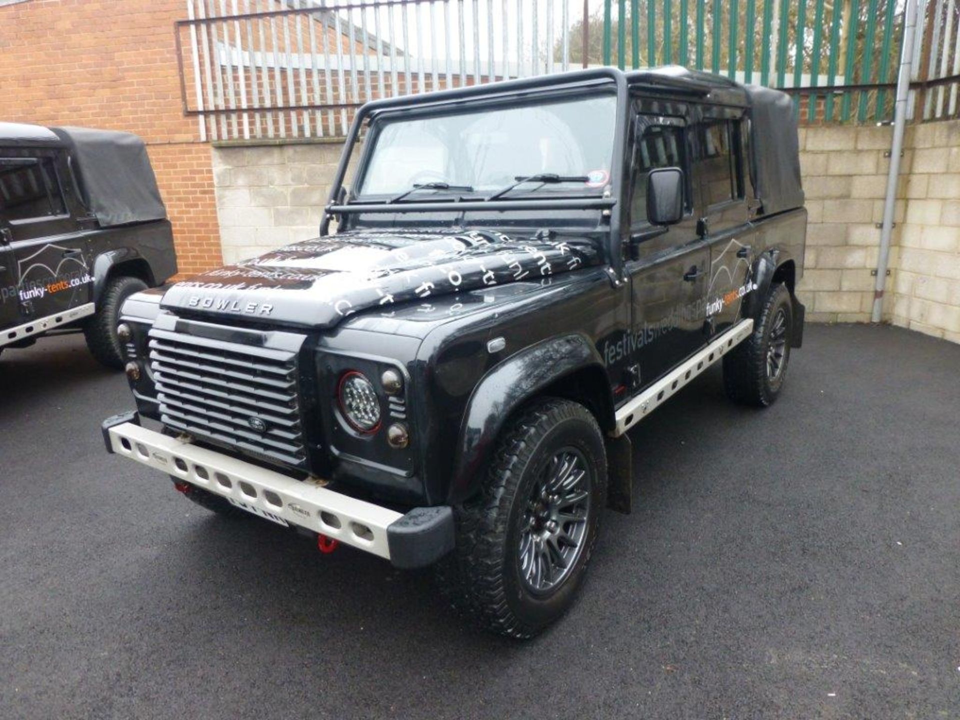 Land Rover Defender 110 XS Bowler double cab pickup TDCi (2.2). Reg no. T9 FNK. Reg. date 23/03/