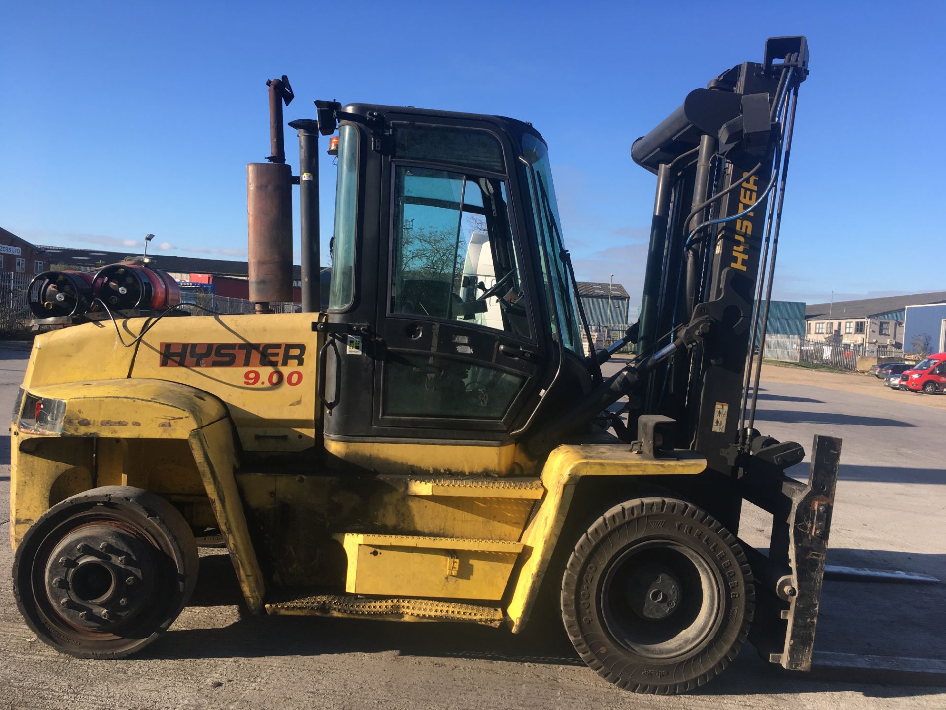 Hyster H9.00XM forklift truck, 9 ton capacity, Serial no: D004D0G0754, YOM: 2000, Usage: 5,000 - Image 10 of 23