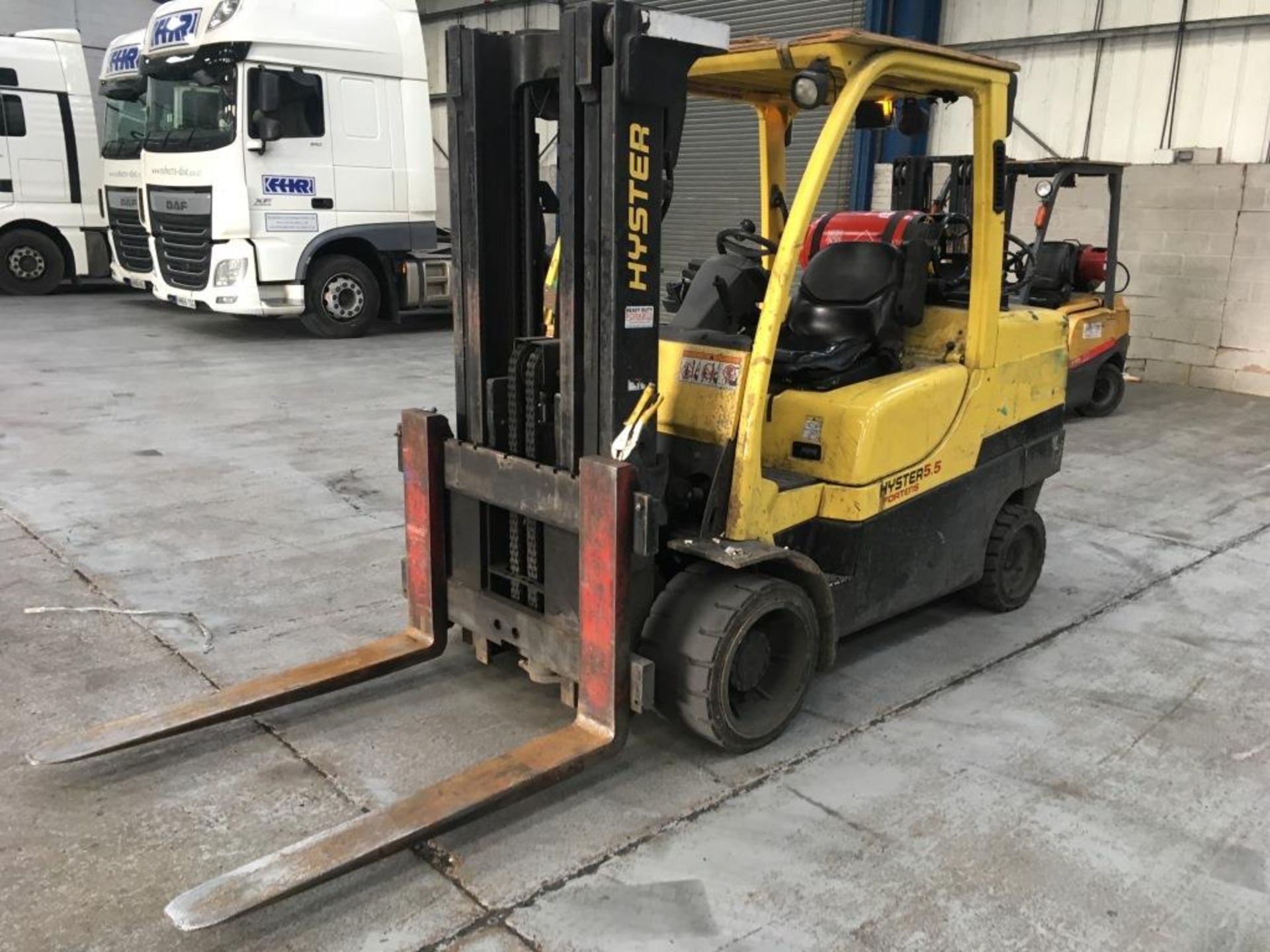 Hyster S5.5FT forklift truck, 5.5 ton capacity, Serial no: G004V03146E, YOM: 2007, Usage: 8,000