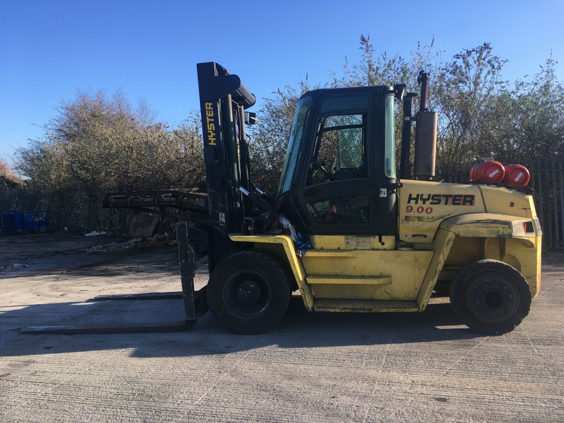 Hyster H9.00XM forklift truck, 9 ton capacity, Serial no: D004D0G0754, YOM: 2000, Usage: 5,000 - Image 6 of 23