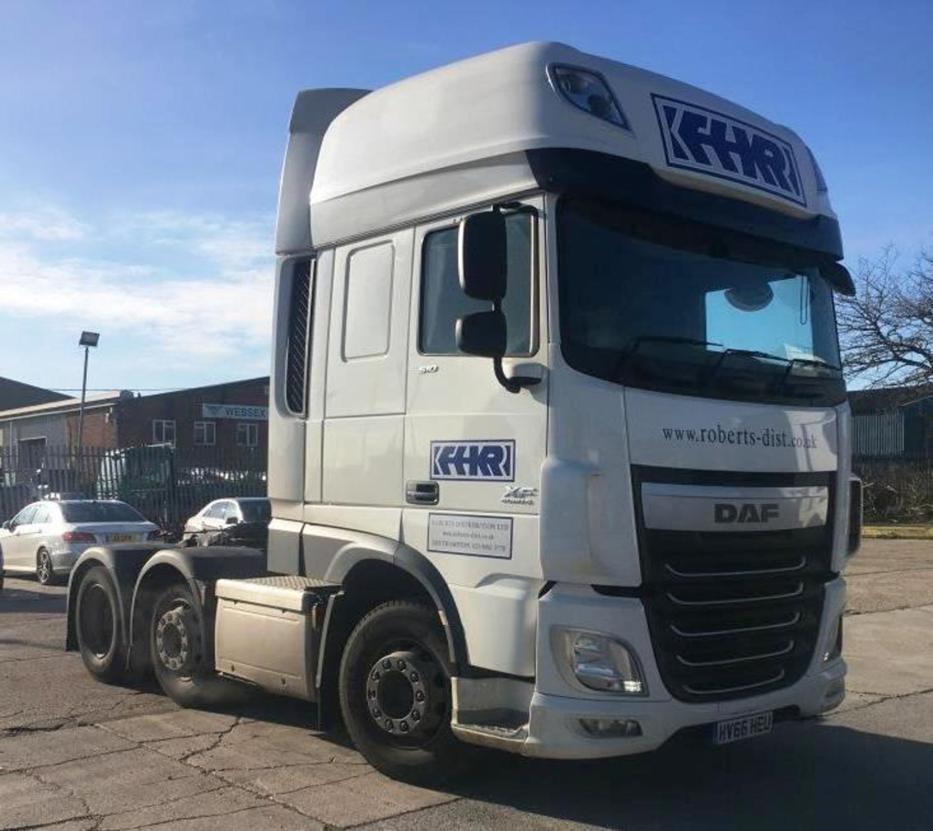 DAF FTG510XF super space, automatic, 6x2 mid lift twin steer, Euro 6 tractor unit, Registration