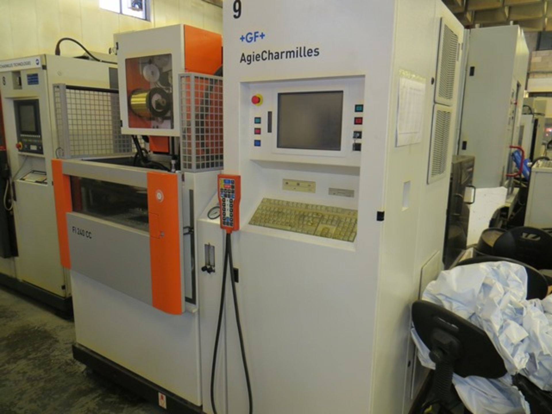 Agie Charmilles FI 240 CC clean cut wire eroder Year 2008 Serial no. 921774. *A work Method