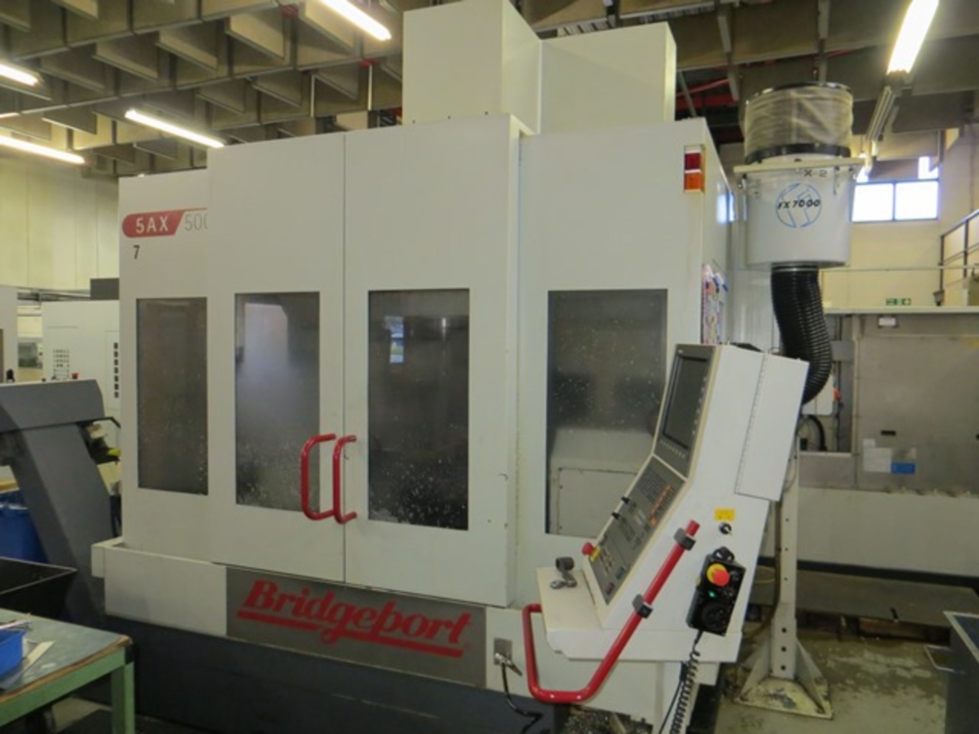 Hardinge Bridgeport 5AX 500 CNC vertical machining centre with Heidenhain control residue