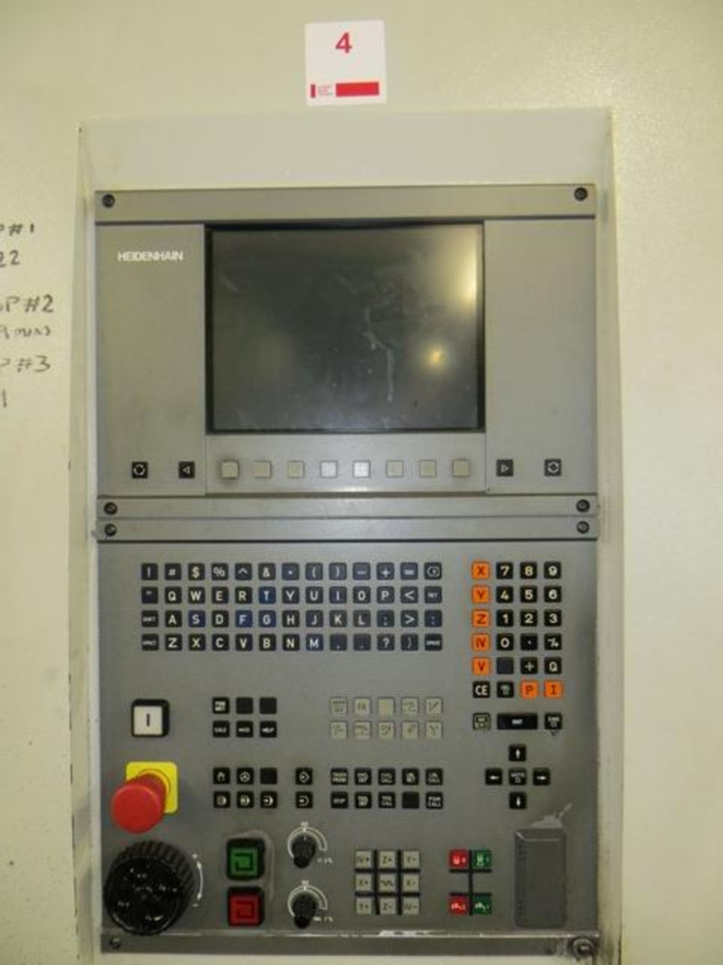 Bridgeport VMC600 XP CNC vertical machining centre with Heidenhain control Year: 2002 Serial no. - Image 3 of 5