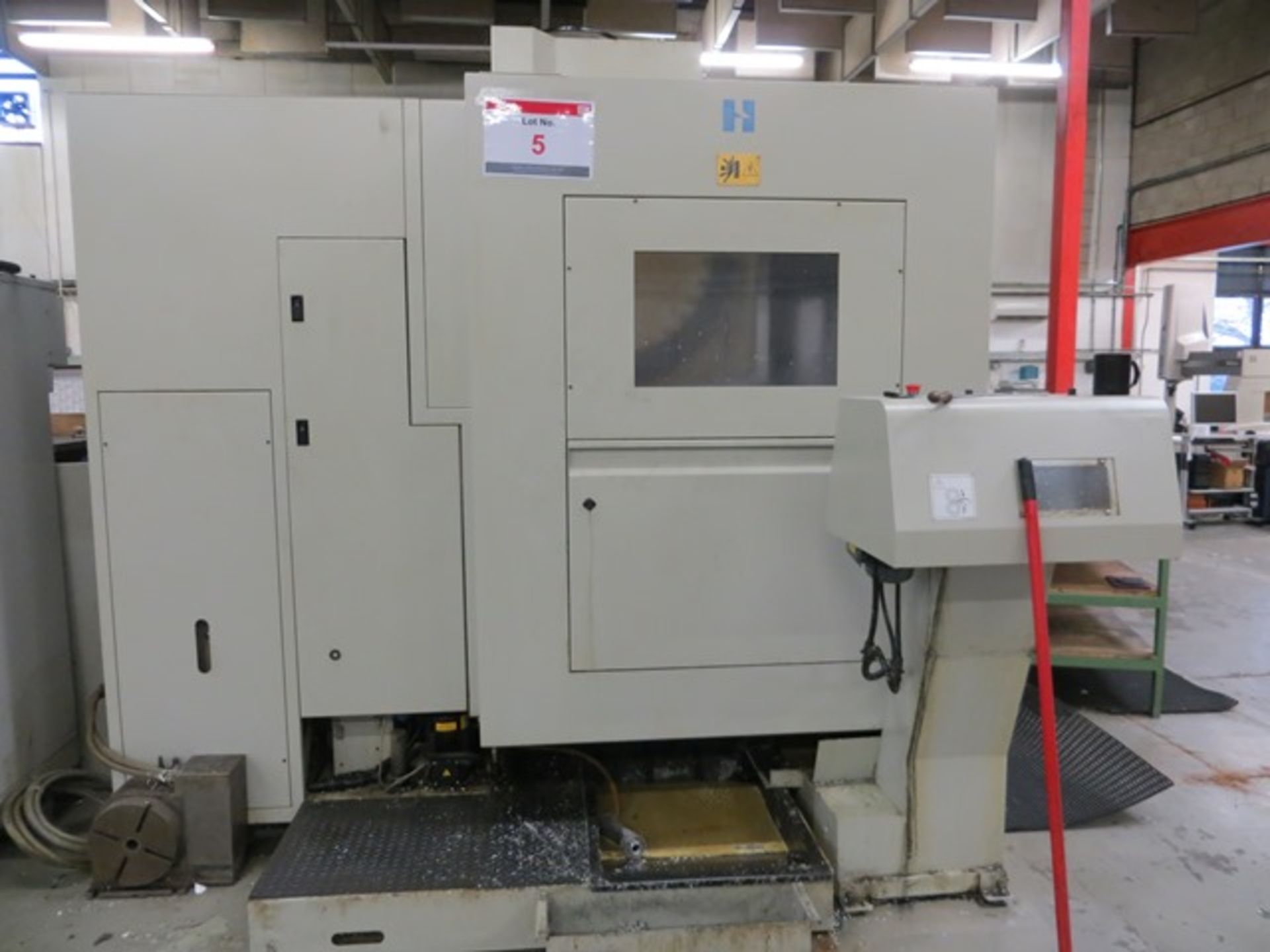 Hardinge Bridgeport XR 1000 CNC vertical machining centre with Heidenhain control, residue discharge - Image 6 of 6