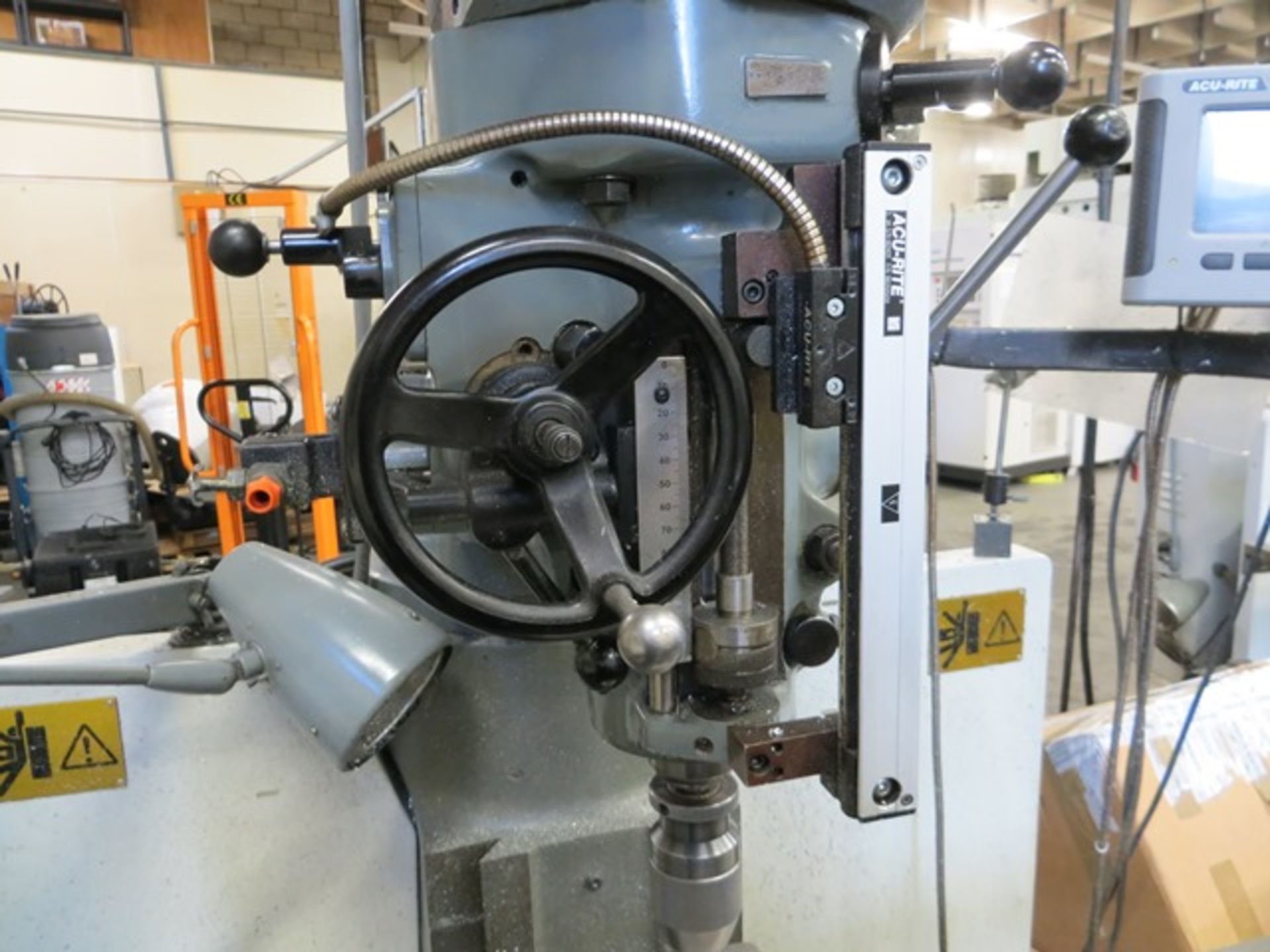 Hardinge Bridgeport vertical milling machine with Acu-Rite control Serial no. HDNG1839. *A work - Image 3 of 7