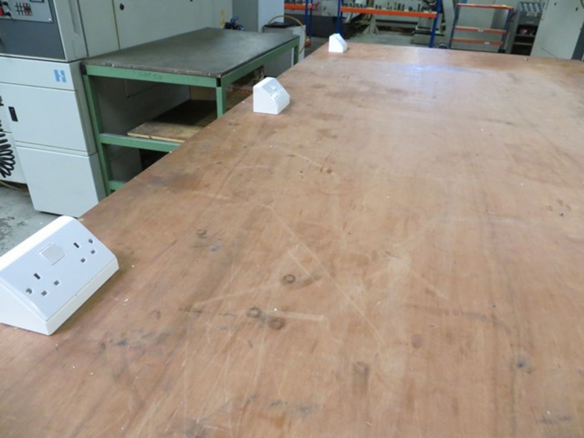 Five workbenches c/w power supplies. *A work Method Statement and Risk Assessment must be reviewed - Image 2 of 4