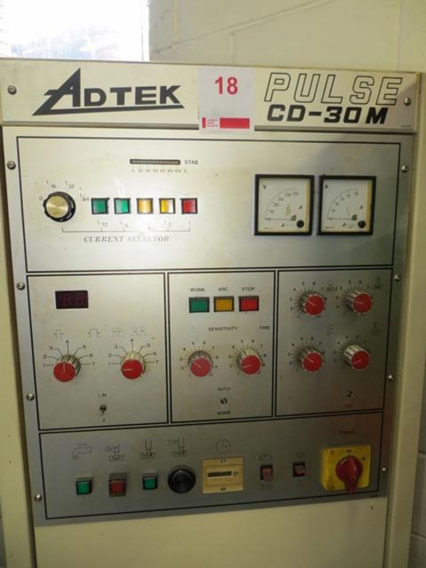 Adtek Pulse CD-30M GY-10 EDM spark eroder Year: 1988 Serial no. 804223 c/w four drawer tool chest - Image 4 of 6