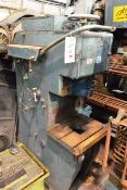 Unbadged hydraulic vertical press (working condition unknown). *Please note: this item has no CE