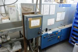 Montpack throughfeed shrink wrapper, model B900, serial no: 193 (1996), with in-feed belt